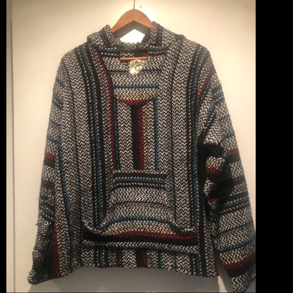 Baja Joe - Multicolored Sweater hoodie. READ!